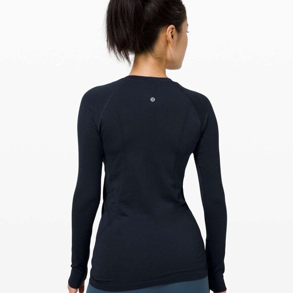 Lululemon Swiftly Tech Long Sleeve 2.0 HIP length - True Navy? Size 4 - Picture 2 of 10